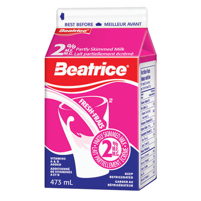 Beatrice 2% Milk 473ml